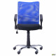 Кресло АЭРО LB сиденье Сетка черная, Неаполь N-20/спинка Сетка синяя