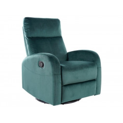Кресло раскладное OLIMP VELVET зеленый BLUVEL 78