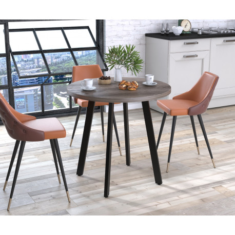Круглый обеденный стол Лерой Loft Design
