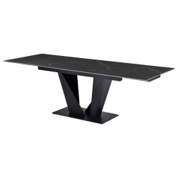 Керамічний стіл Алонцо TML-955 неро дорадо чорний Vetro