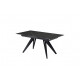 Керамічний стіл Васко TML-893 неро дорадо чорний Vetro