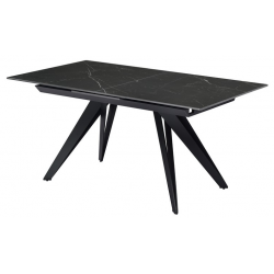 Керамічний стіл Васко TML-893 неро дорадо чорний Vetro