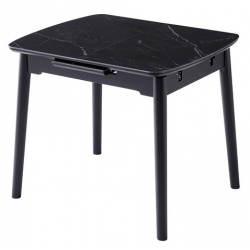 Керамический стол TM-87-1 черный оникс Vetro