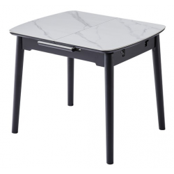 Керамический стол TM-87-1 белый мрамор Vetro