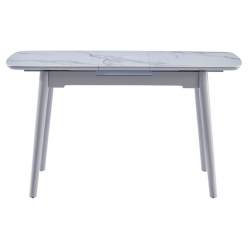 Керамічний стіл TM-84 каса вайт сірий Vetro