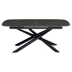 Керамічний стіл Діно TML-960 містік браун чорний Vetro