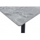 Обеденный керамический стол TM-100 калакатта грей черный Vetro