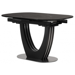 Керамічний стіл TML-866 неро маркіна Vetro