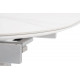 Керамический стол TML-866 белый мрамор Vetro