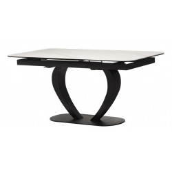 Керамічний стіл TML-815 білий мармур Vetro