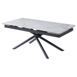 Керамічний стіл TML-819 вайт клауд Vetro