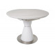 Керамический стол TML-851 белый мрамор Vetro