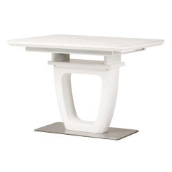 Керамический стол TML-860-1 белый мрамор Vetro