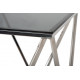 Кофейный стол CP-2 тонированное серебро Vetro