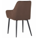 Кресло обеденное Venera, вельвет коричневый АМФ