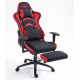 Крісло VR Racer Textile Craft чорний/червоний АМФ