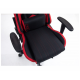 Крісло VR Racer Textile Craft чорний/червоний АМФ