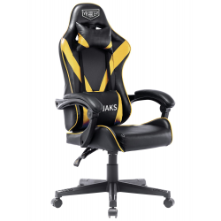 Кресло VR Racer Dexter Djaks черный/желтый АМФ