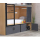 Ліжко двоярусне з обшивкою Loft Design