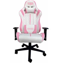 Кресло VR Racer Original Grand белый/розовый