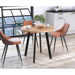 Круглый обеденный стол Лерой Loft Design