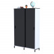 Шкаф офисный раздвижной LS-1200-1900 белый