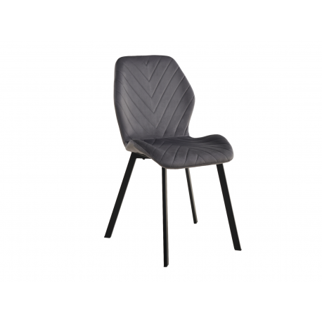 Стул N-54 темно-серый велюр Vetro