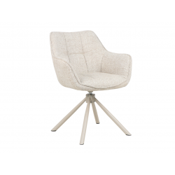 Стілець поворотний R-69 айворі Vetro