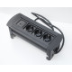 Настольна розетка поворотная с USB-A/Type-C 150х300