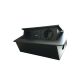 Настольная розетка 2R+USB+Type-C черная