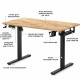 Стол с электрорегулировкой высоты PowerDesk Lite Mahogany