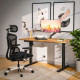 Стол с электрорегулировкой высоты PowerDesk Lite Mahogany