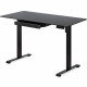 Стол с электрорегулировкой высоты PowerDesk Glass Black 