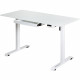 Стол с электрорегулировкой высоты PowerDesk Glass White